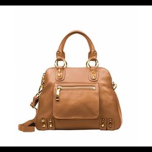 Linea Pelle Dylan Large Bowler (Cognac)